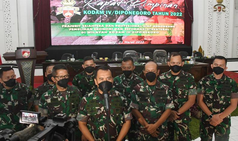 Rapim Kodam IV/Diponegoro, Pangdam Tekankan Hal Ini kepada Para Komandan Satuan