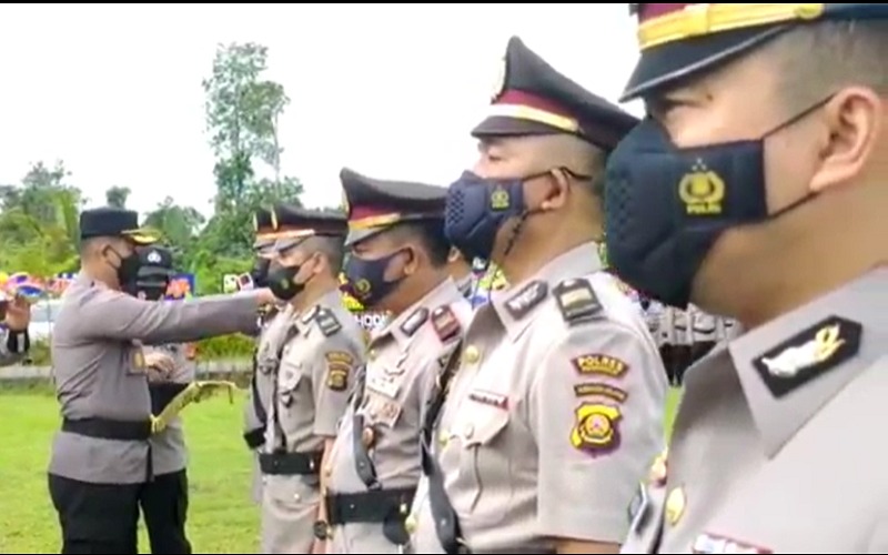 Jelang Ramadhan, 6 Perwira Polres OKI Berganti