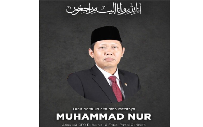 Kabar Duka, Anggota DPR Dapil Kalsel Muhammad Nur Meninggal Dunia