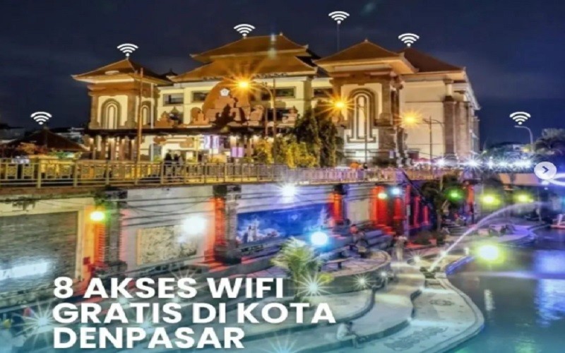 Ada Wifi Gratis di Kota Denpasar Tanpa Password, Ini Lokasinya