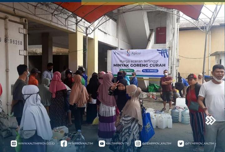 Tak Butuh Waktu Lama, 5 Ton Minyak Goreng Curah di Kaltim Ludes Terjual