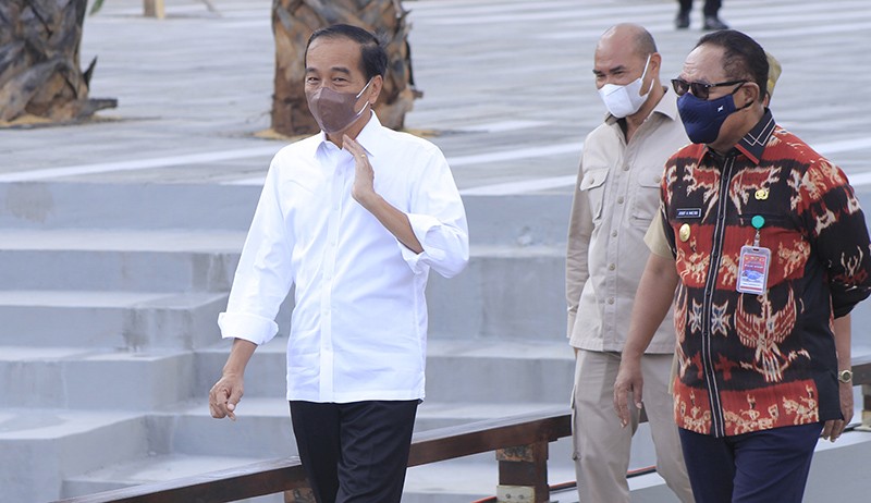 Presiden Jokowi Resmikan Taman Wisata dan Kuliner Pantai Kelapa Lima Kupang - Bagian 3