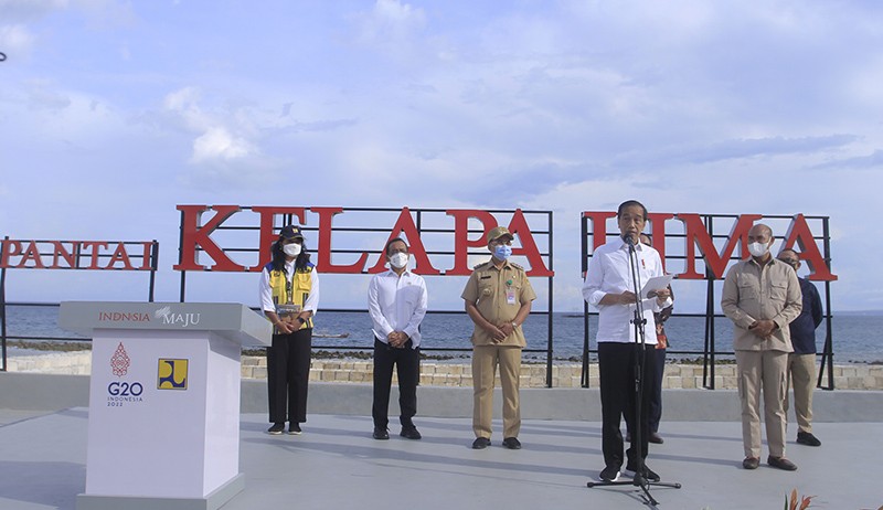 Presiden Jokowi Resmikan Taman Wisata dan Kuliner Pantai Kelapa Lima Kupang - Bagian 2