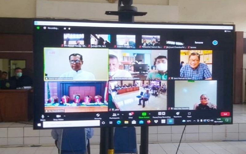 Begini Komentar Alex Noerdin Ketika Saksi Sebut Semua Atas Perintah Atasan 