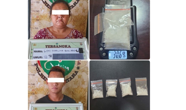 Sedang Transaksi Narkoba, Pelajar dan Perempuan Paruh Baya Digerebek dalam Kamar