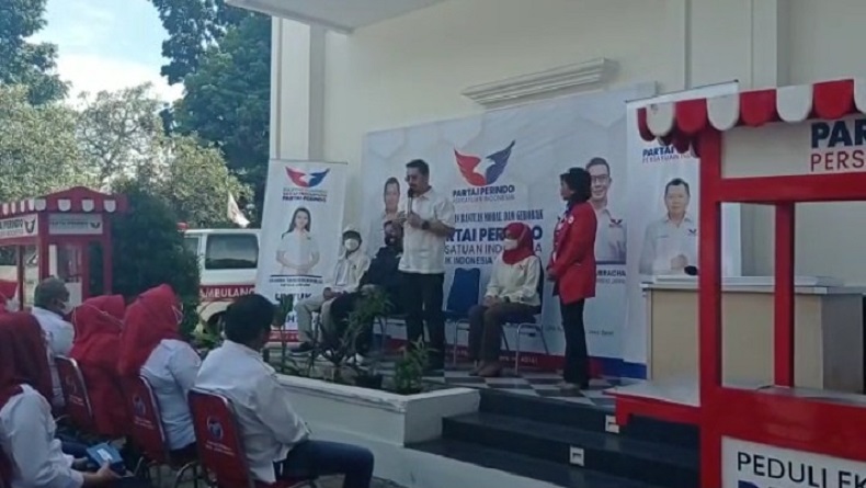 Bantuan Modal Usaha-Gerobak Wujud Komitmen Perindo Bangun Kesejahteraan Rakyat