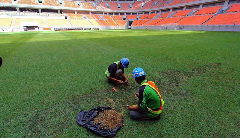 Kemegahan Stadion JIS Didominasi Warna Oranye - Bagian 2
