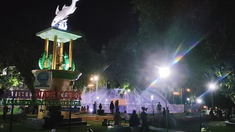 Usai Alun-Alun, Kini Giliran Bundaran Ikan Koba Dipercantik