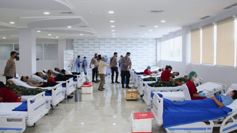 Lanud Sam Ratulangi Gandeng Sentra Medika Gelar Donor Darah tiap 3 Bulan