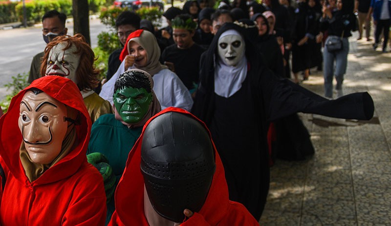 Penampilan Seni Warnai Peringatan Hari Teater Sedunia di Palembang  - Bagian 4