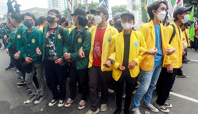 Mahasiswa Bersatu Tolak Penundaan Pemilu 2024 dan Perpanjangan Jabatan Presiden - Bagian 1