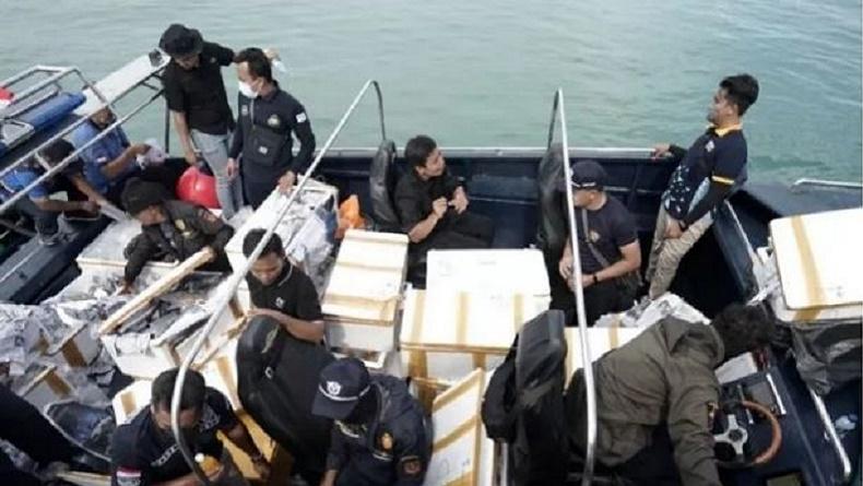 Penyelundupan Benih Lobster Senilai Rp14 Miliar ke Singapura Digagalkan Bea Cukai Kepri