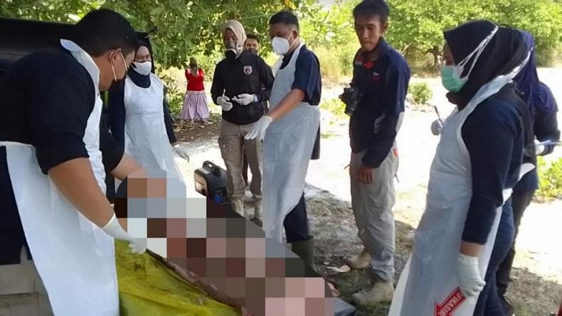 Makam Bayi di Bangka Selatan Dibongkar Polisi, untuk Autopsi dan Pencocokan DNA