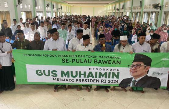 Pengasuh Pesantren se-Pulau Bawean Deklarasi Dukung Gus Muhaimin Jadi Presiden 2024