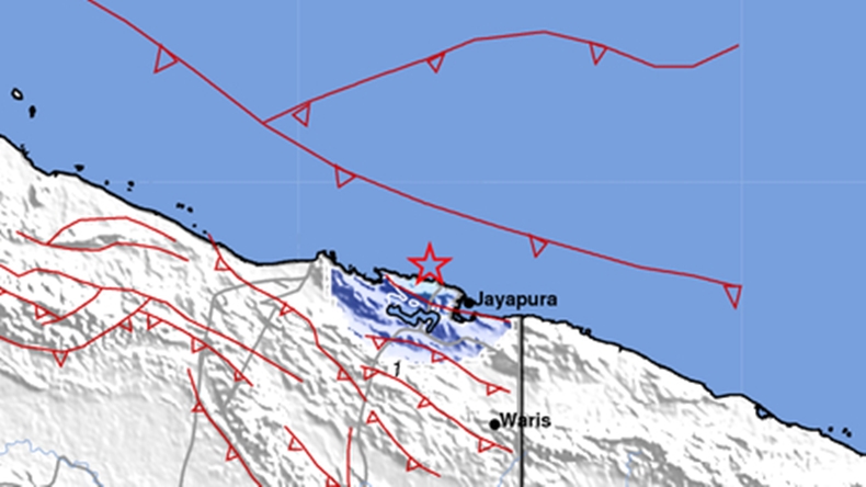 Gempa Terkini Magnitudo 4,0 Guncang Jayapura