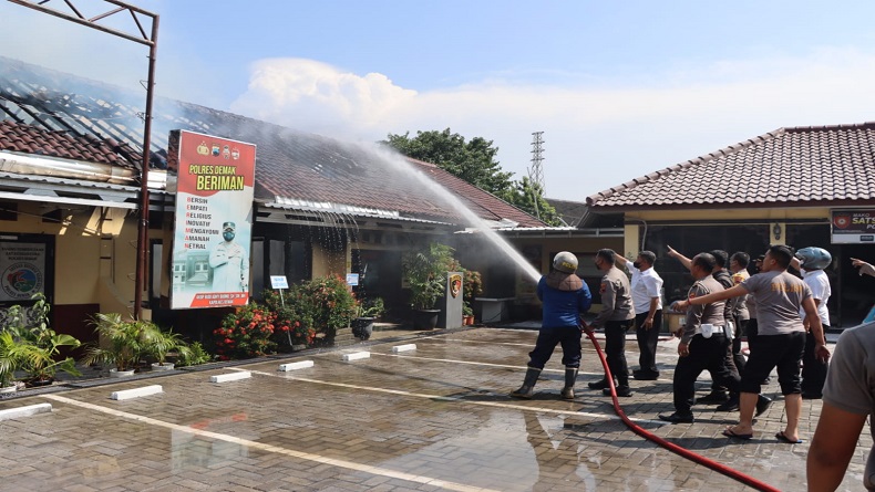 Kebakaran di Polres Demak Tidak Ganggu Pelayanan Masyarakat