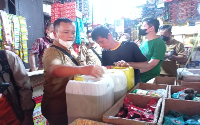 Sidak ke Pasar, Kapolres Prabumulih Temukan Kekosongan Minyak Goreng Curah 