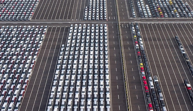 Penampakan dari Udara Ribuan Mobil Diekspor dari Pelabuhan Patimban - Bagian 1