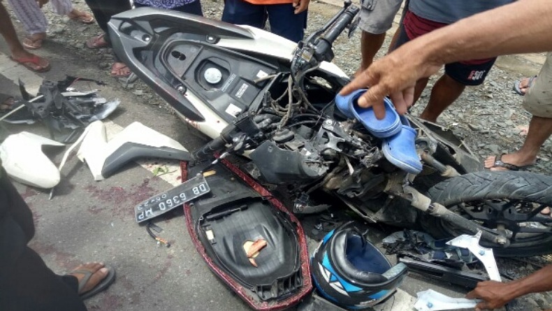 Kecelakaan di Bolaangitang, Pengendara Motor Tewas usai Tabrak Bus