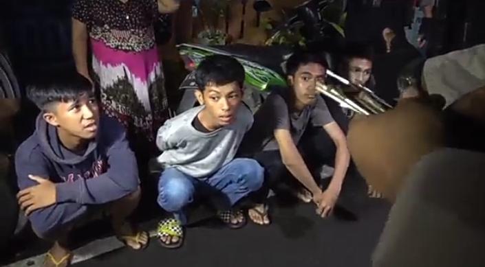Gagalkan Tawuran di Makassar, Polisi Amankan 4 Remaja Bersenjata Tajam
