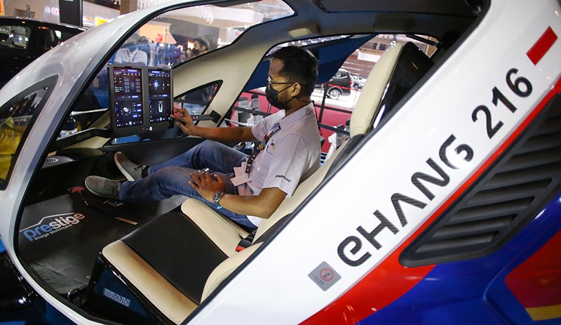 Penampakan Mobil Terbang Mejeng di Pameran Otomotif IIMS Hybrid 2022 - Bagian 2