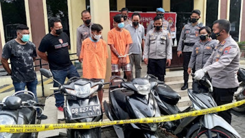 Curi 9 Motor, 3 Pemuda Bitung Ini Incar Kendaraan Keluaran 2015