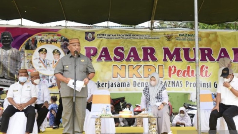 Minyak Goreng Kemasan Dijual Rp15.000 per Kg di Pasar Murah NKRI Peduli