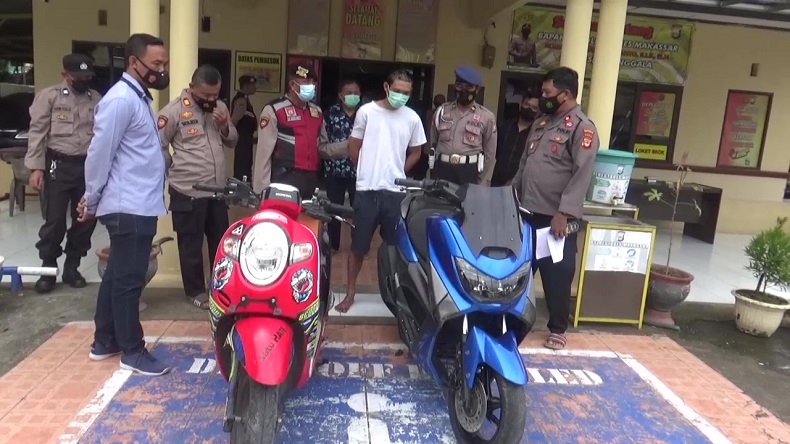 Residivis Spesialis Pencurian Sepeda Motor Milik Pelajar Ditangkap Polisi