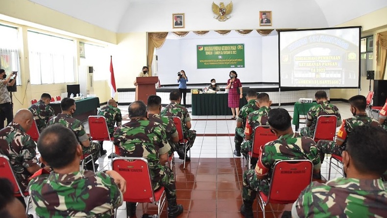 Wujudkan Ketahanan Pangan Di Sulut, Korem 131/Santiago Lakukan Sosialisasi