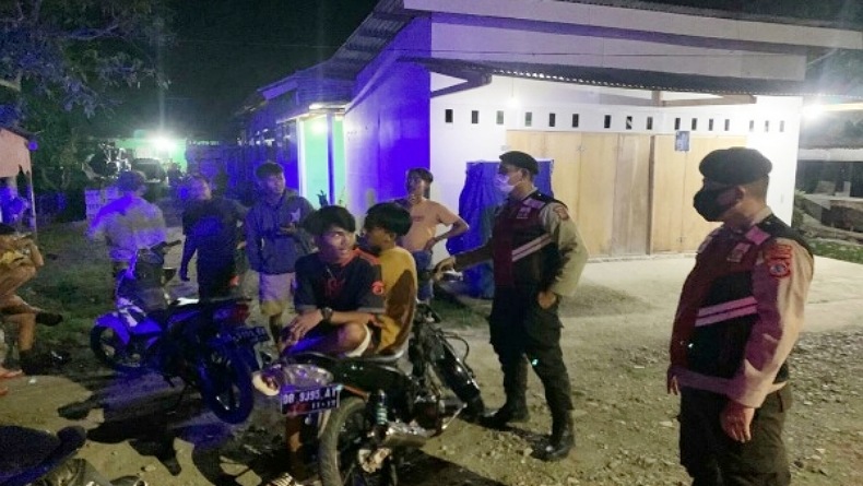 Pastikan Keamanan Jelang Ramadan, Polres Bolmong Patroli Cipkon