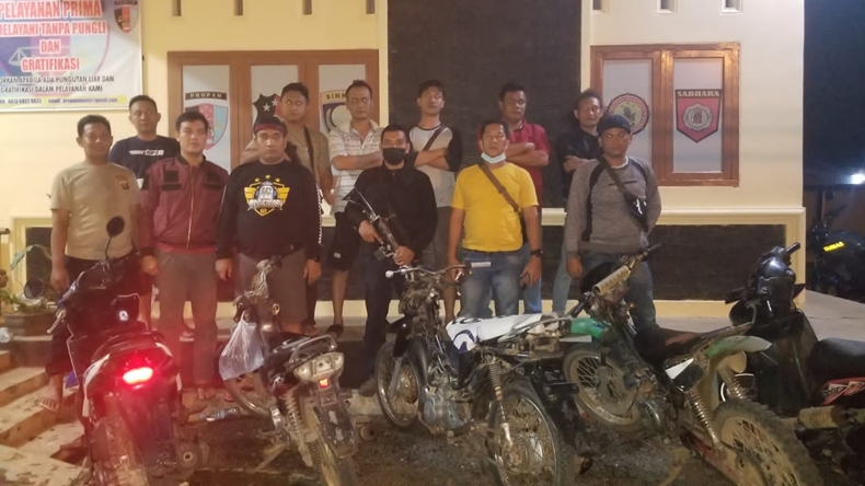 Polsek Kotabumi Bongkar Komplotan Curanmor, 5 Pelaku Disikat