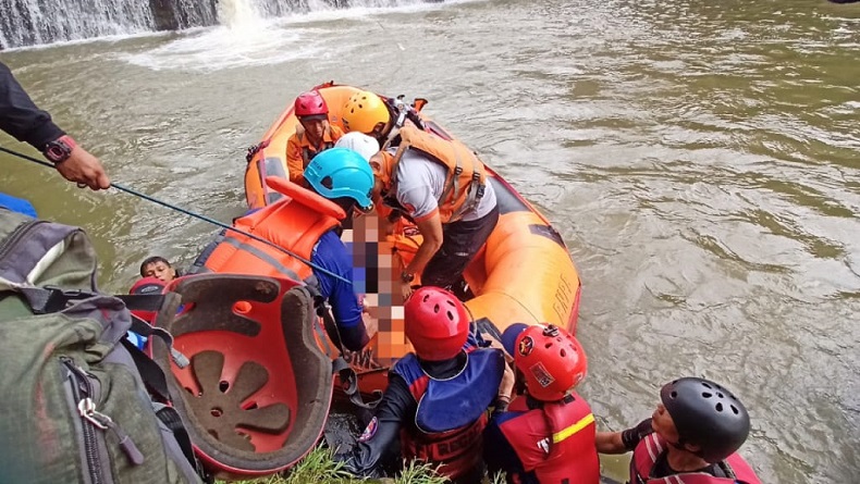 Bocah Tenggelam di Cisadane Ditemukan Tewas, Dievakuasi Tim SAR dari Dasar Sungai