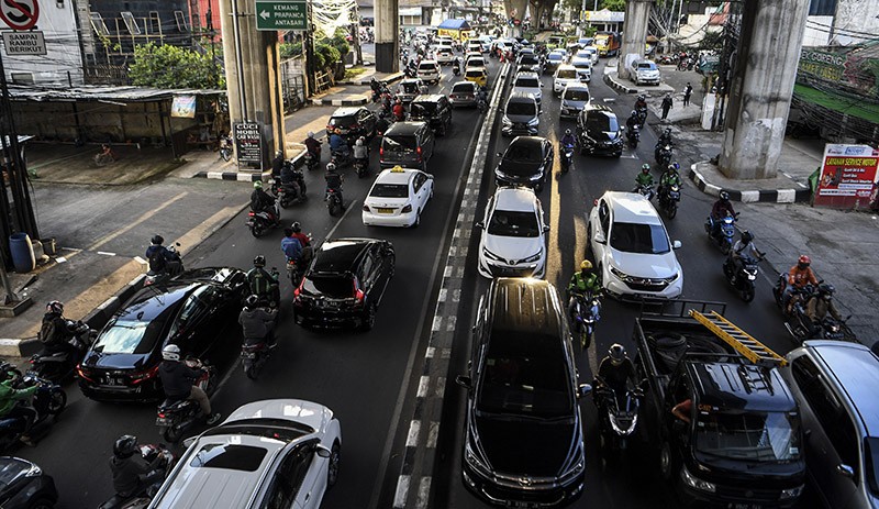 Begini Kemacetan Lalu Lintas Jakarta saat Jam Pulang Kerja - Bagian 3