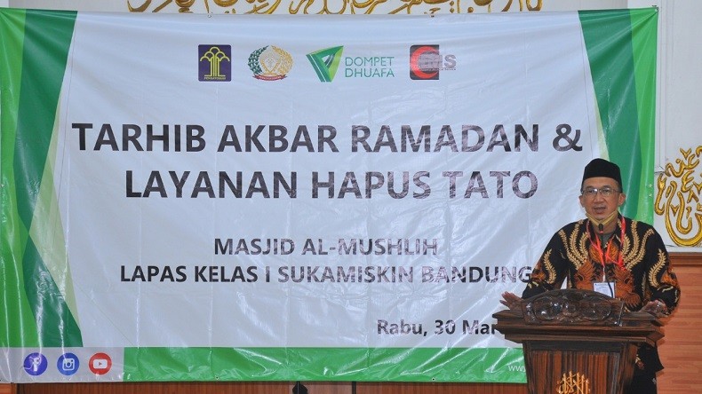 Sambut Ramadan, LPM Dompet Dhuafa Gelar Layanan Hapus Tato bagi Penghuni Lapas Kelas I Sukamiskin Bandung