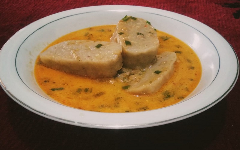 Laksan, Pempek Berkuah Santan Cocok untuk Menu Buka Puasa