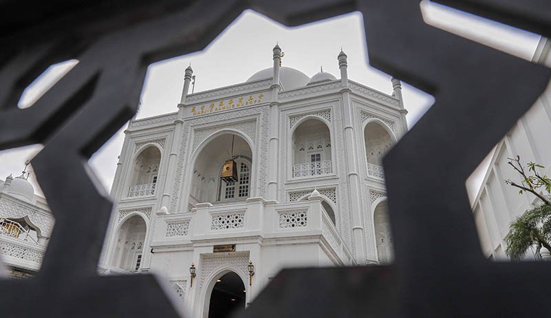Pesona Masjid Ramlie Musofa, Taj Mahal di Jakarta Utara Ada Ukiran China dan Arab - Bagian 3