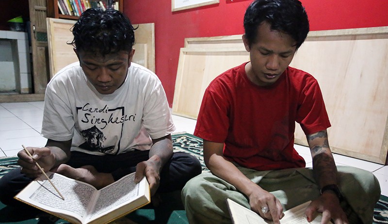 Potret Anak Punk Badan Penuh Tato Menjadi Santri dan Hafalan Alquran - Bagian 2