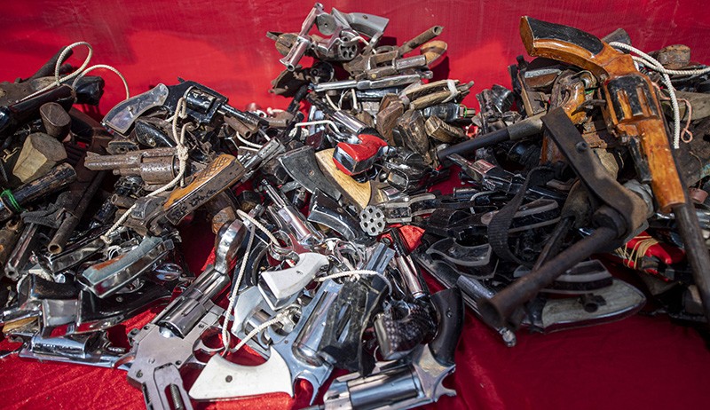 Polda Sumsel Musnahkan Ratusan Pucuk Senjata Api Rakitan - Bagian 3