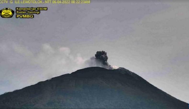 Gunung Ile Lewotolok Erupsi, Semburkan Awan Panas 12 Kali