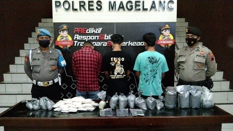 3 Penjual Obat Mercon di Magelang Ditangkap, Segini Barang Bukti yang Ditemukan