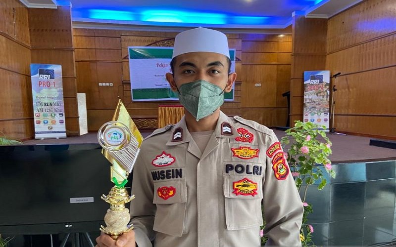 Kisah Polisi Juara Tilawatil Quran di Sumsel, Jebolan Madrasah yang Akan Dikirim ke Aceh