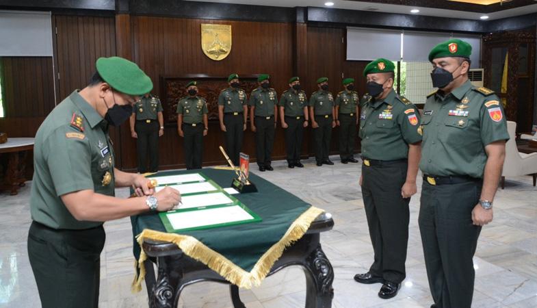 Mutasi Pejabat Kodam IV/Diponegoro, Jenderal Bintang 1 Bergeser ke Mabesad