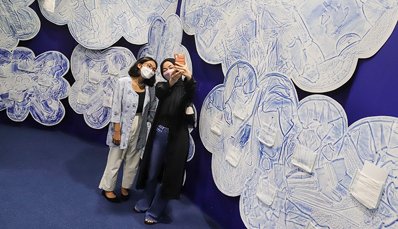 Pameran Seni Grafis Bertajuk 'Kembara Biru' Gunakan Media Kertas Karbon - Bagian 2