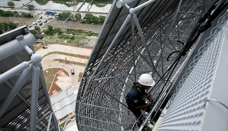 Penampakan Stadion JIS Hampir Rampung, Progres Pembangunan Capai 99 Persen - Bagian 3