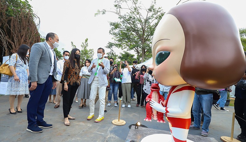 Wamenparekraf Angela Tanoesoedibjo Resmikan Art Jakarta Gardens 2022 - Bagian 4