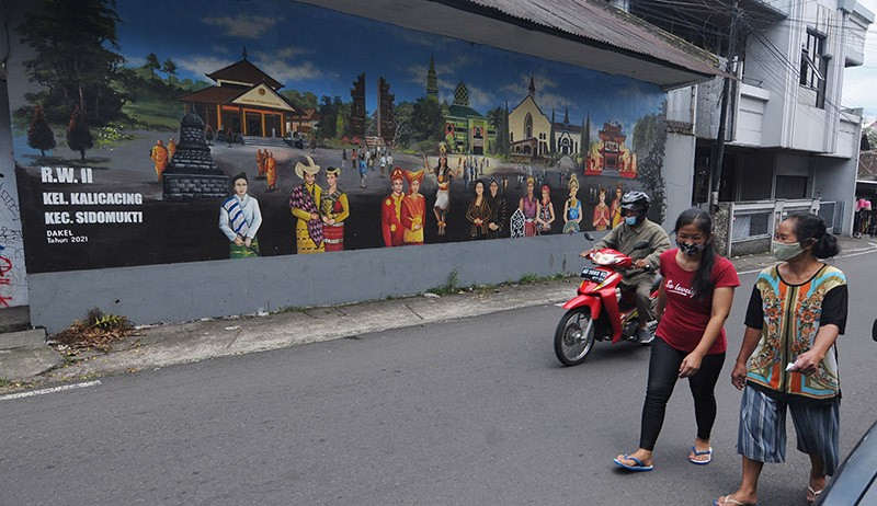 Mural Keragaman Beragama dan Suku Warnai Kota Salatiga - Bagian 2