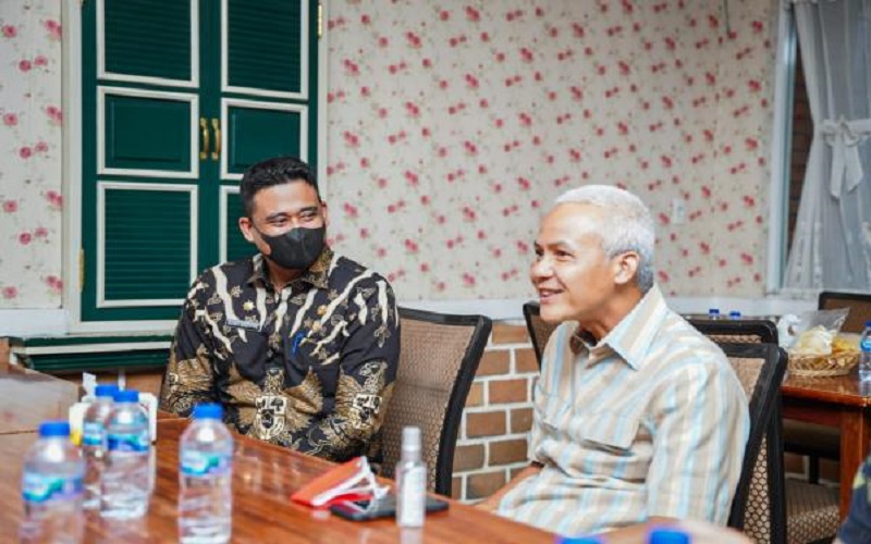 Ganjar Pranowo ke Medan Bertemu Bobby Nasution, Bahas Apa?