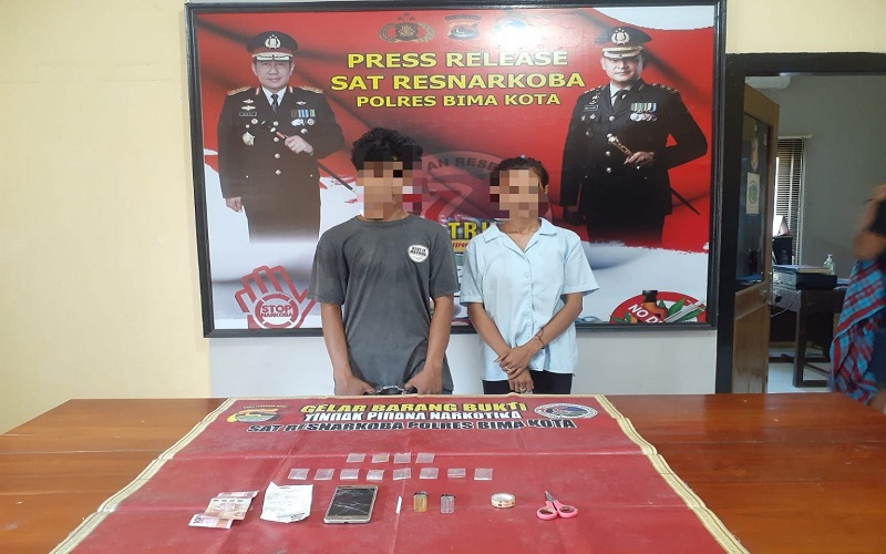 Asyik Isap Sabu saat Siang Ramadan, Sejoli di Kota Bima Disergap Petugas