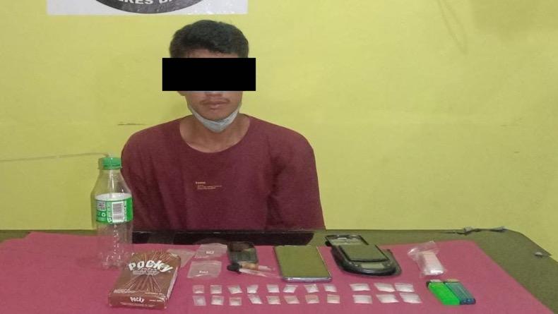 Edarkan Sabu, Pemuda di Bangka Barat Ditangkap Polisi