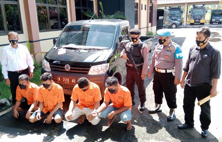 4 Warga Kulonprogo Ditangkap Polisi, Gadaikan Mobil Rental untuk Judi